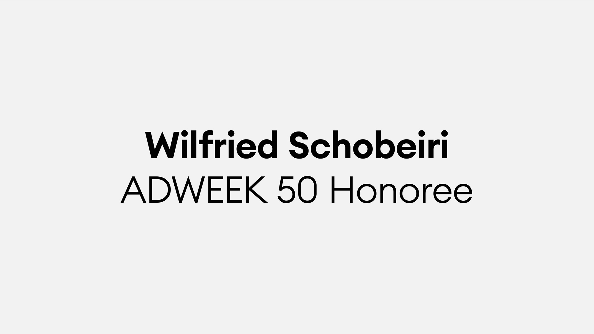 Ogury CTO Wilfried Schobeiri Named Honoree in the ADWEEK 50