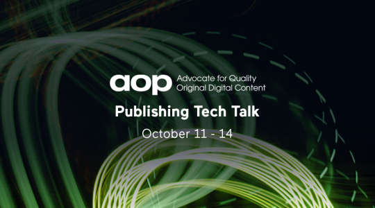 The AOP Publishing Tech Talk 2021